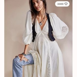 New $198 Southwest Lace Maxi by Free People